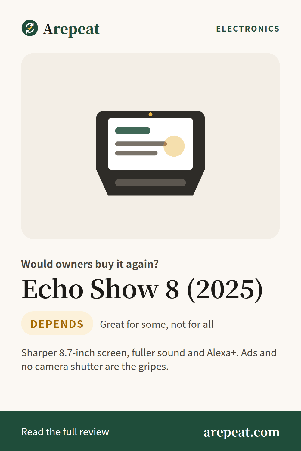 Echo Show 8 (2025) review: would owners buy it again?