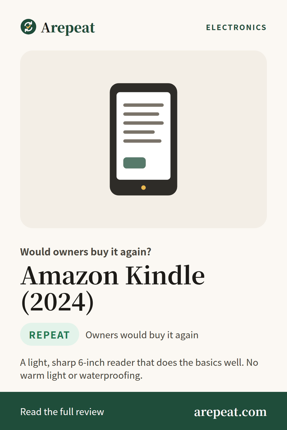 Amazon Kindle (2024) review: would owners buy it again?