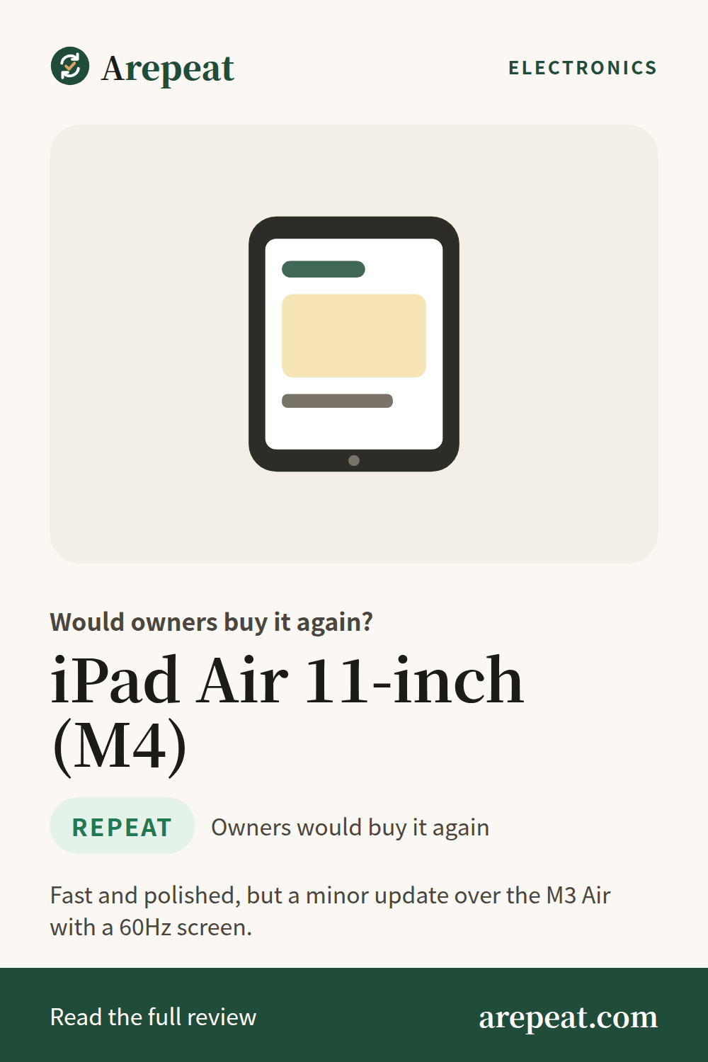 iPad Air 11-inch (M4) review: would owners buy it again?
