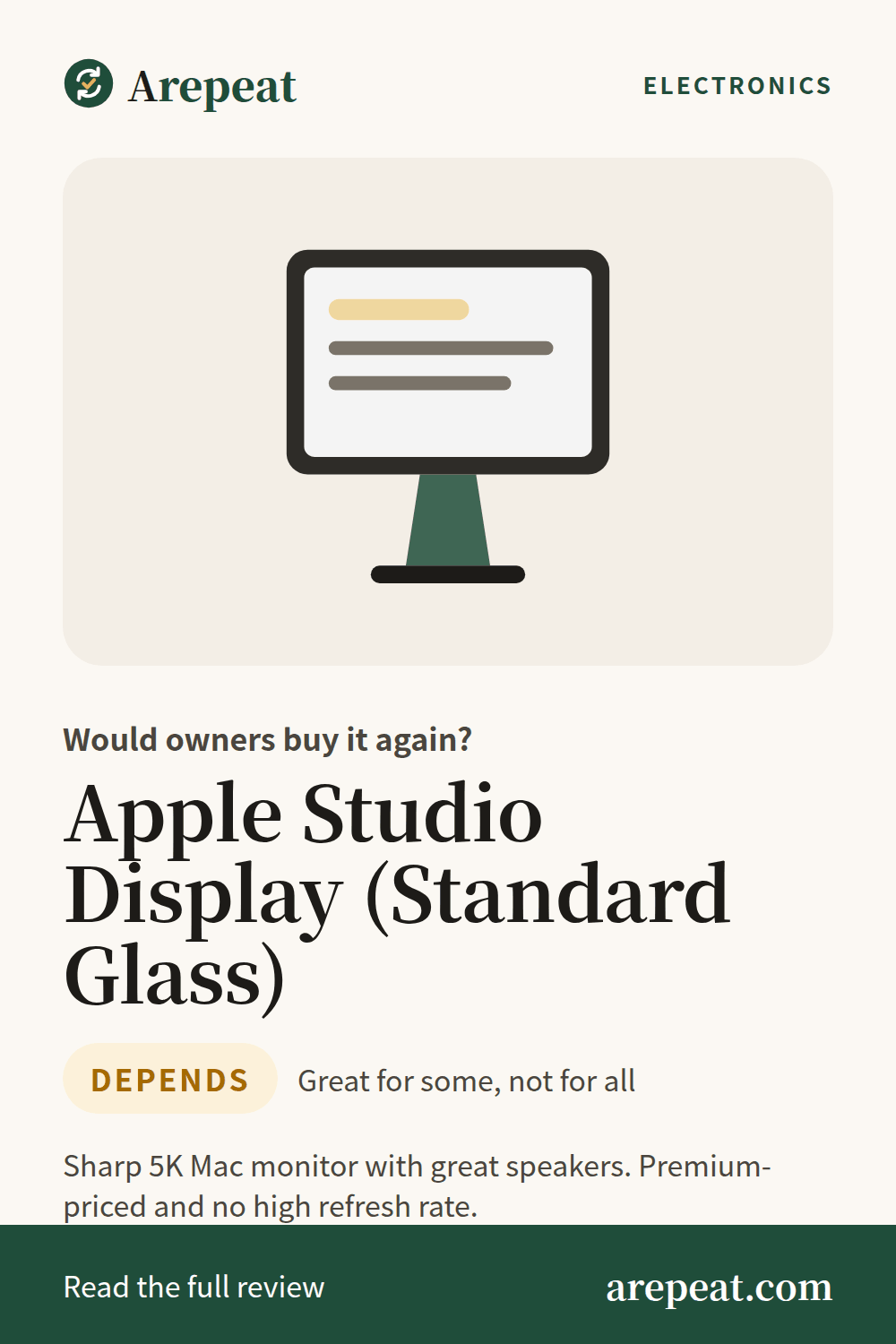 Apple Studio Display (Standard Glass) review: would owners buy it again?