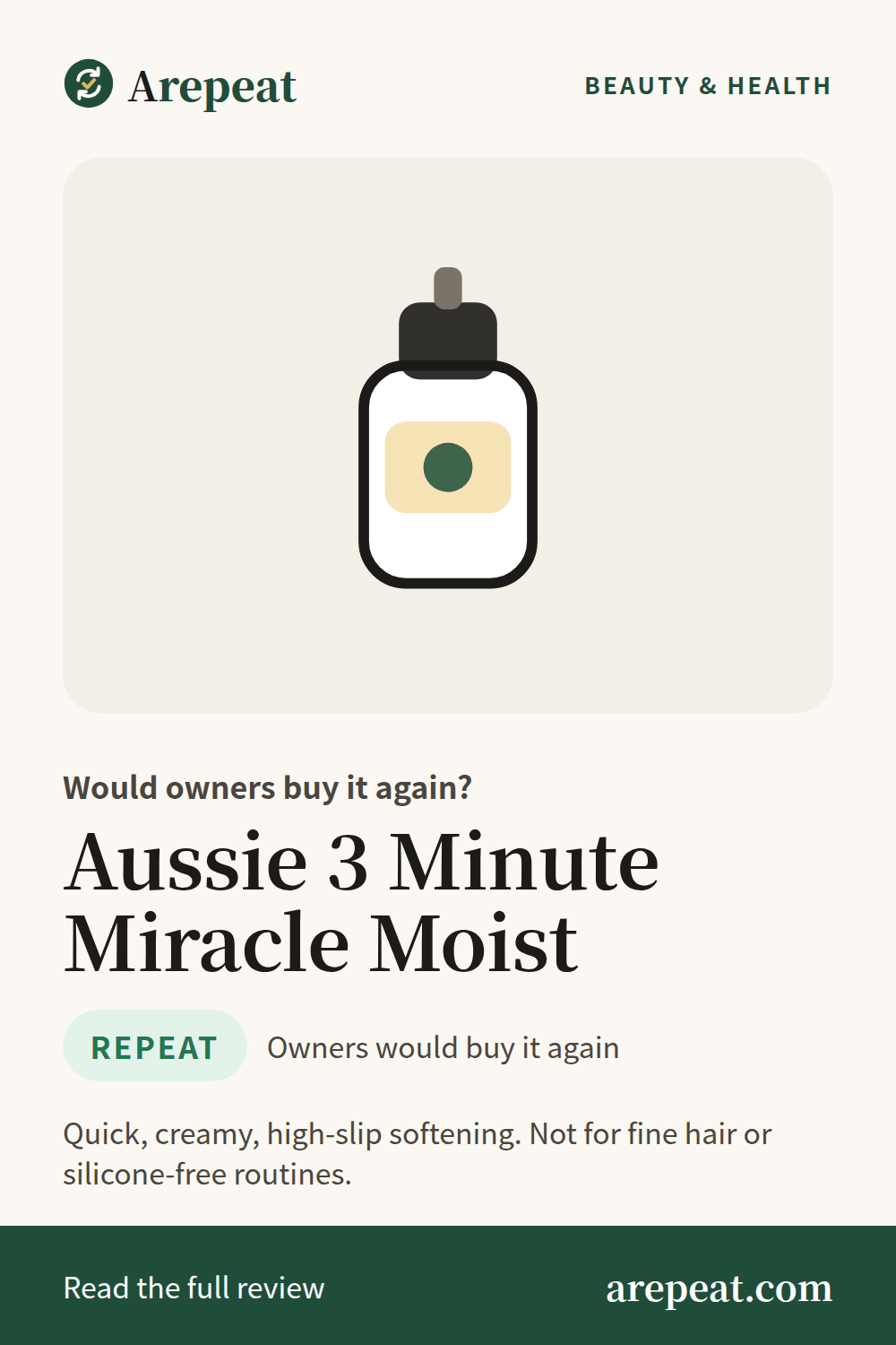 Aussie 3 Minute Miracle Moist review: would owners buy it again?