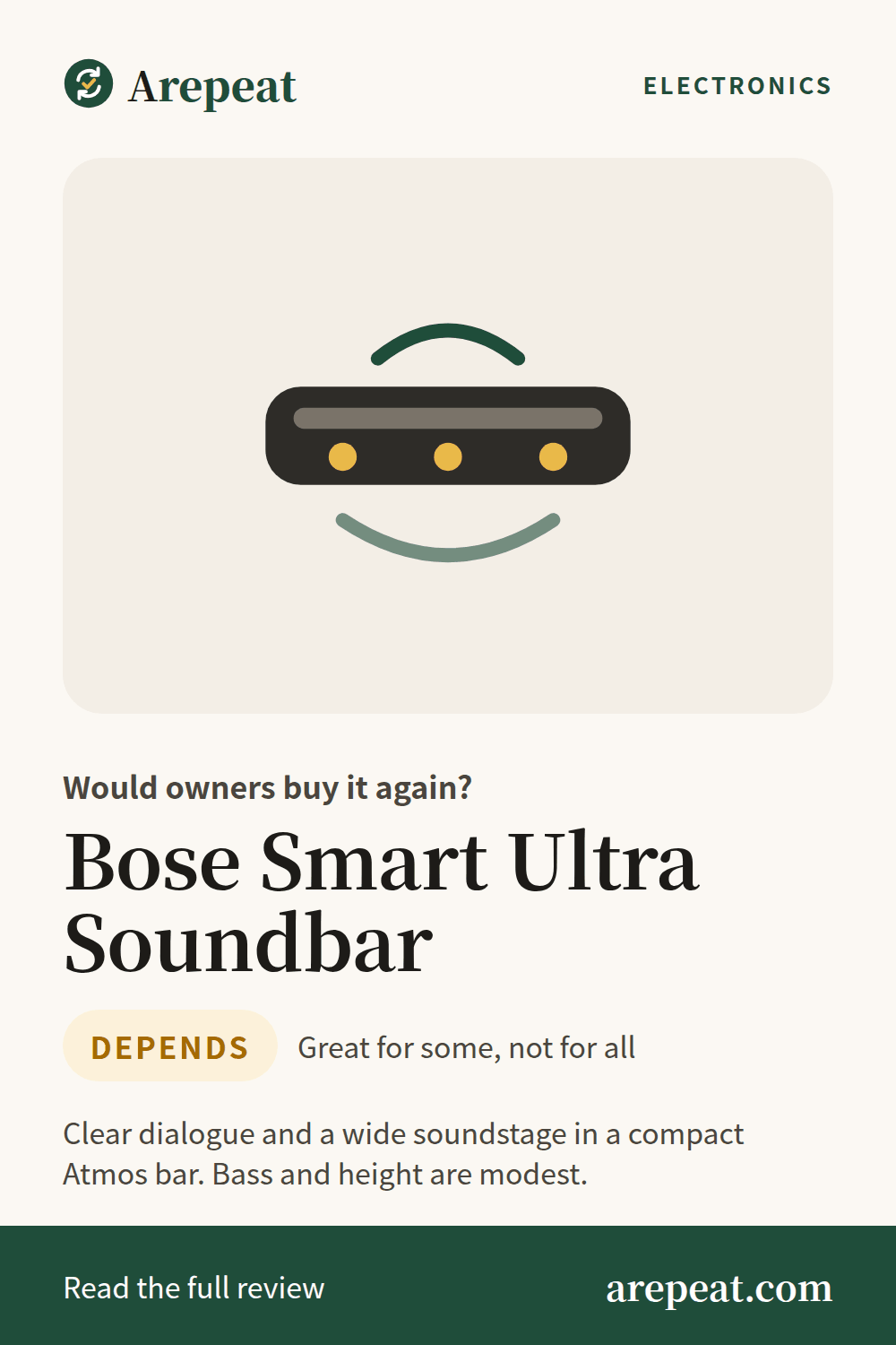 Bose Smart Ultra Soundbar review: would owners buy it again?