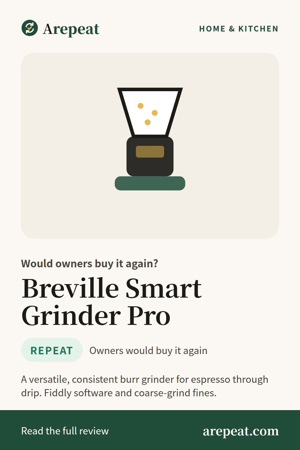 Breville Smart Grinder Pro review: would owners buy it again?