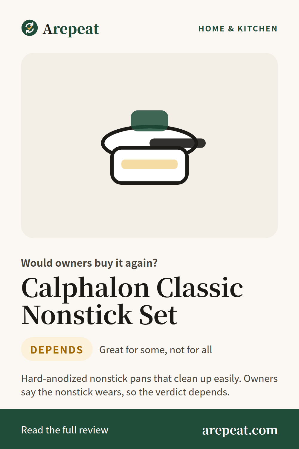 Calphalon Classic Nonstick Set review: would owners buy it again?