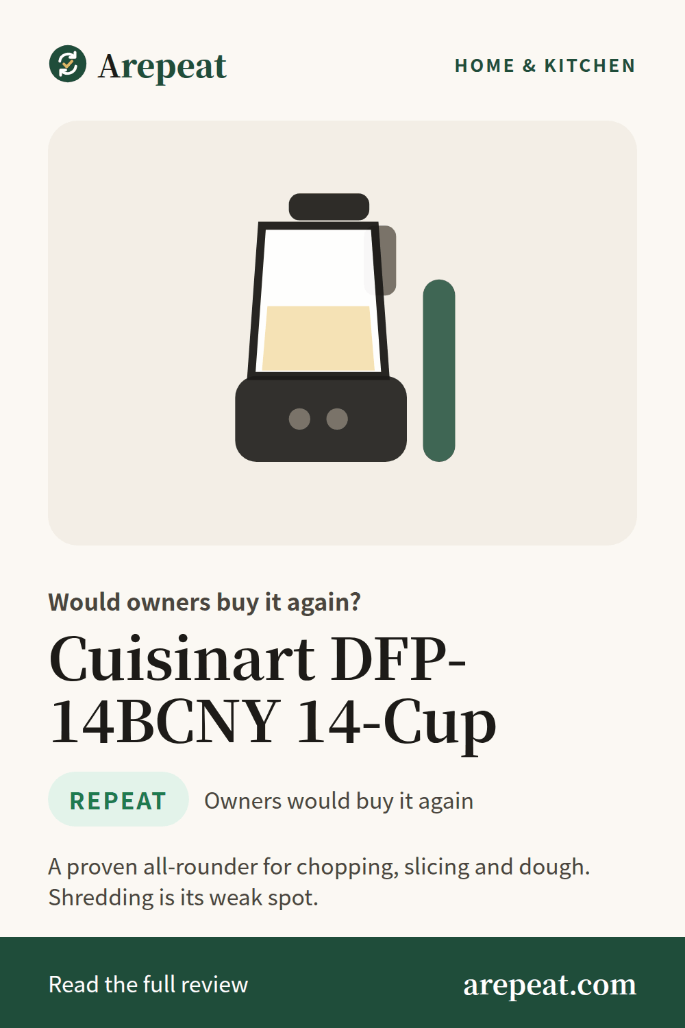 Cuisinart DFP-14BCNY 14-Cup review: would owners buy it again?