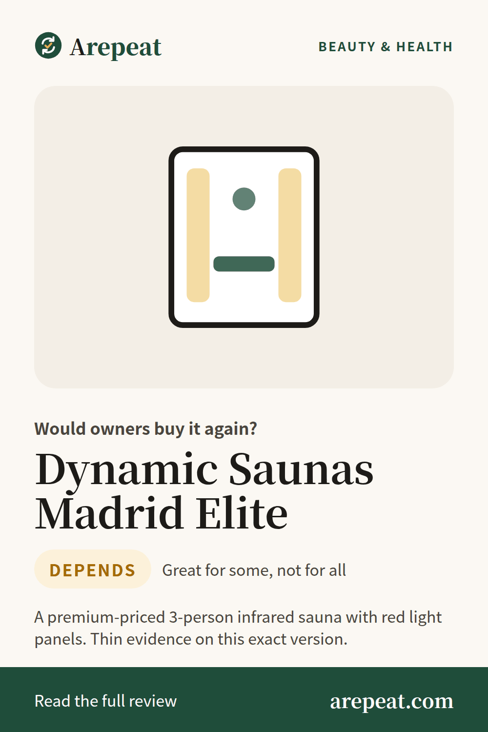 Dynamic Saunas Madrid Elite review: would owners buy it again?