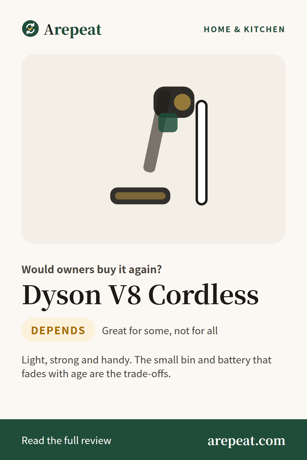 Dyson V8 Cordless review: would owners buy it again?