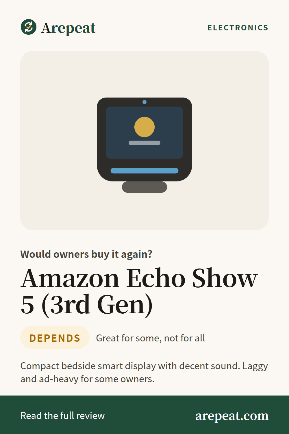 Amazon Echo Show 5 (3rd Gen) review: would owners buy it again?