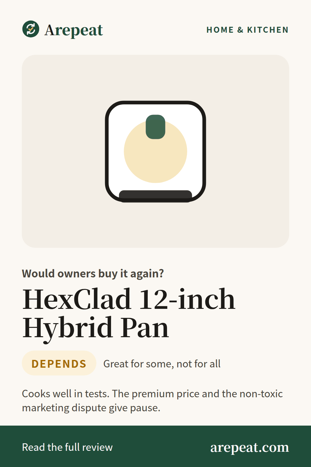 HexClad 12-inch Hybrid Pan review: would owners buy it again?