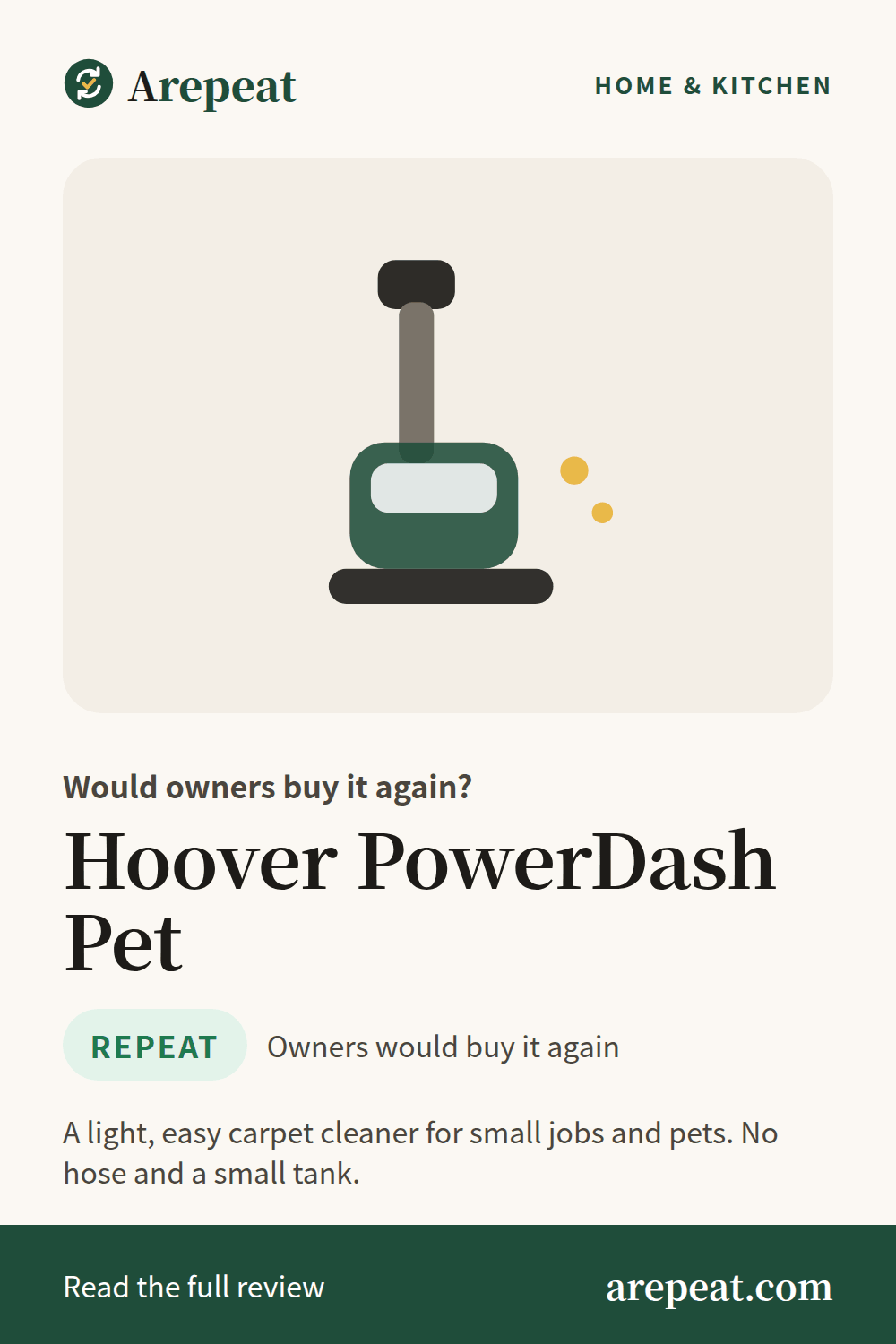 Hoover PowerDash Pet review: would owners buy it again?