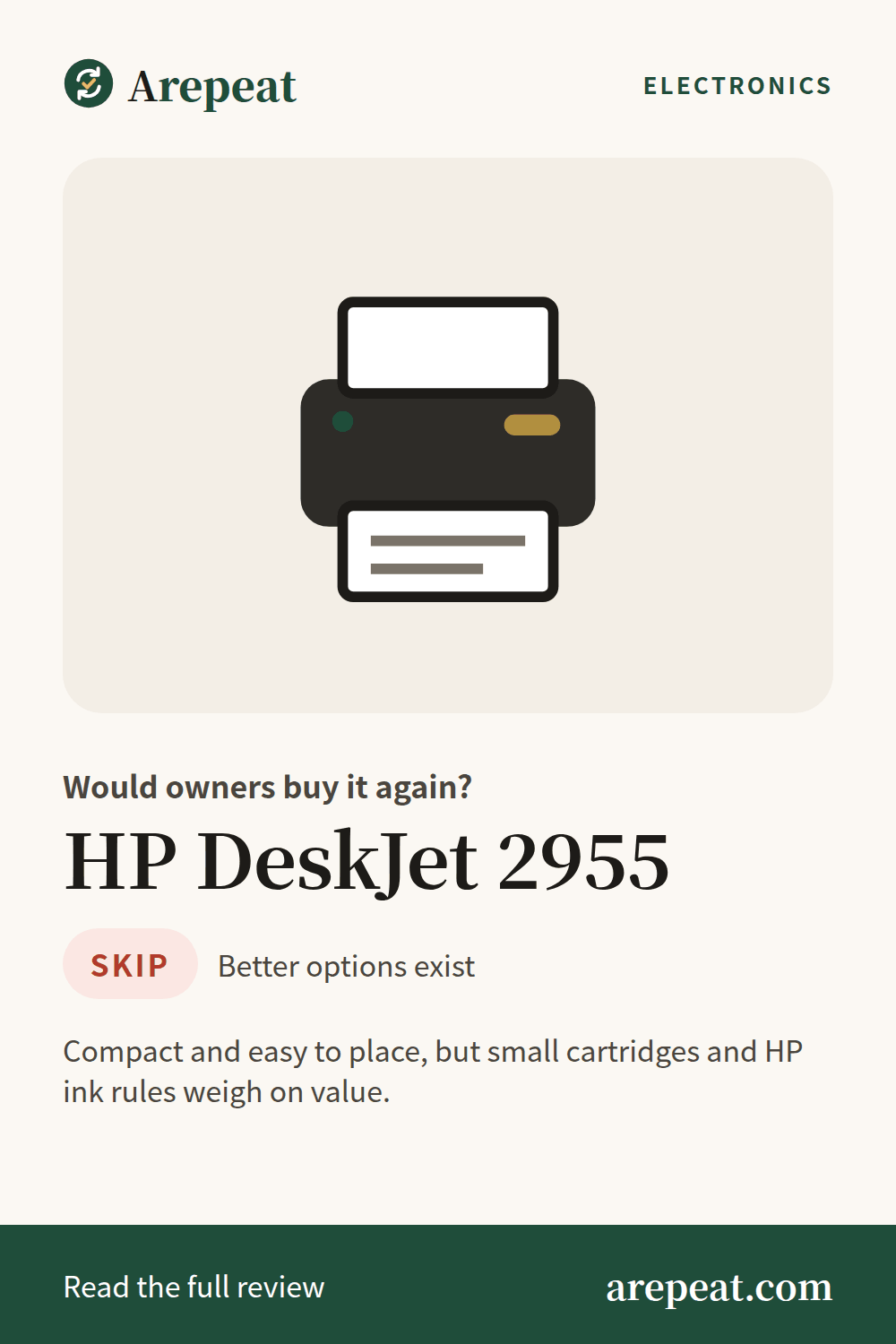HP DeskJet 2955 review: would owners buy it again?