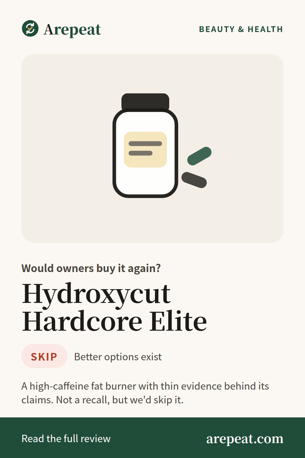 Hydroxycut Hardcore Elite review: would owners buy it again?