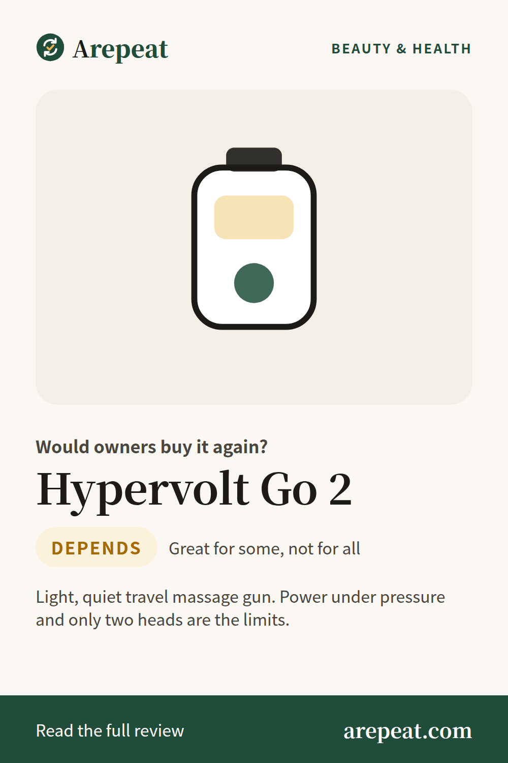 Hypervolt Go 2 review: would owners buy it again?
