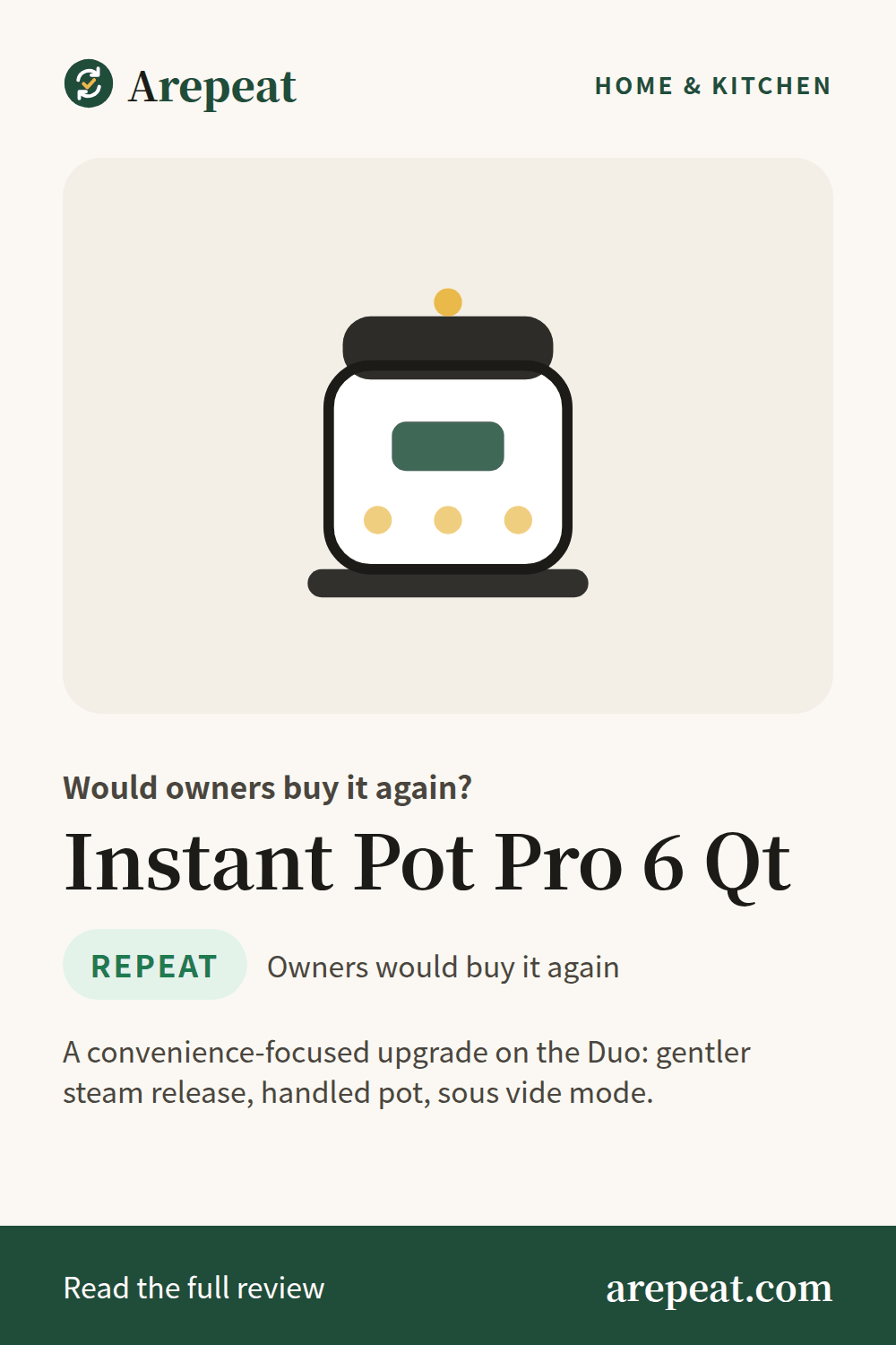 Instant Pot Pro 6 Qt review: would owners buy it again?