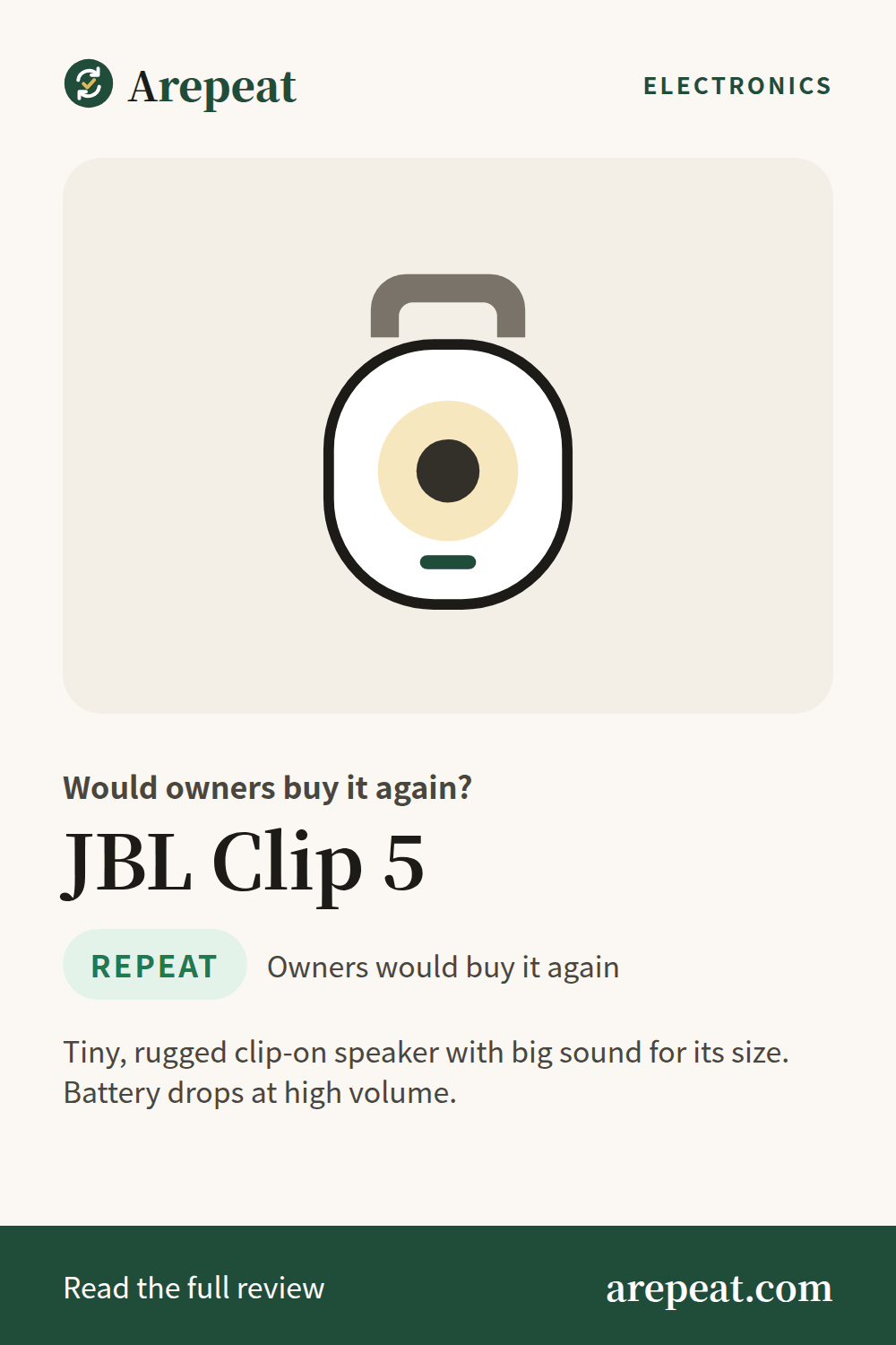 JBL Clip 5 review: would owners buy it again?
