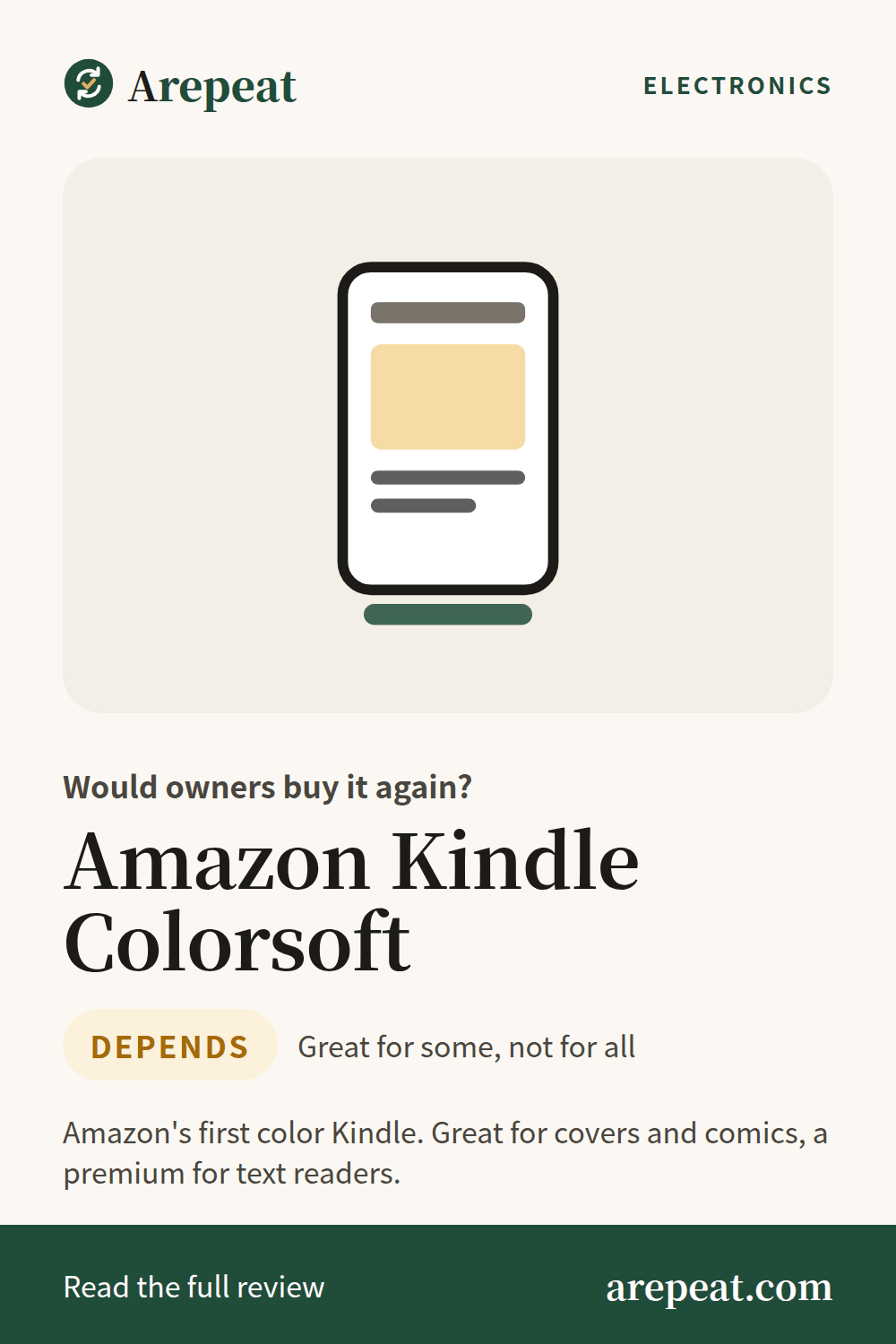 Amazon Kindle Colorsoft review: would owners buy it again?