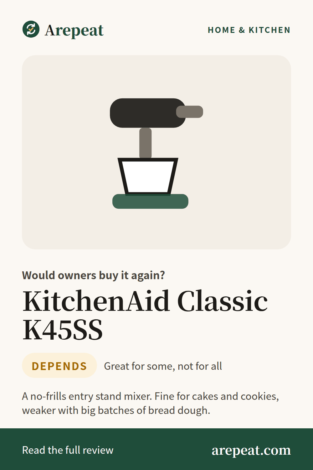 KitchenAid Classic K45SS review: would owners buy it again?