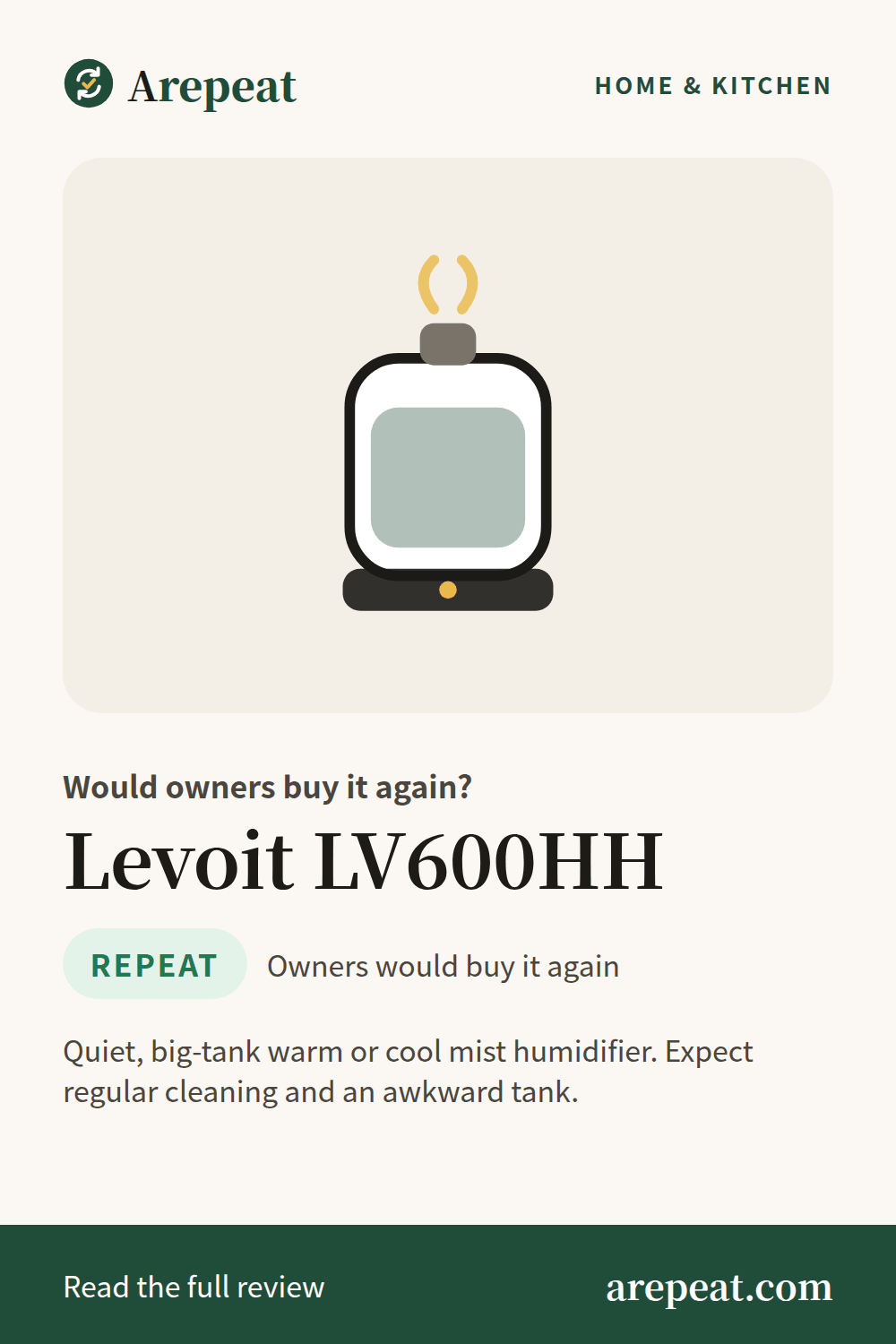 Levoit LV600HH review: would owners buy it again?