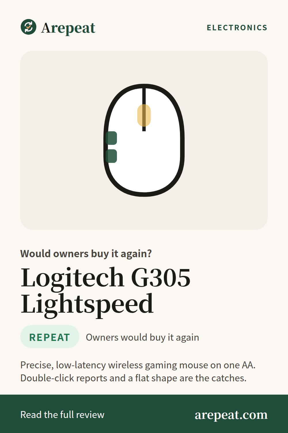 Logitech G305 Lightspeed review: would owners buy it again?