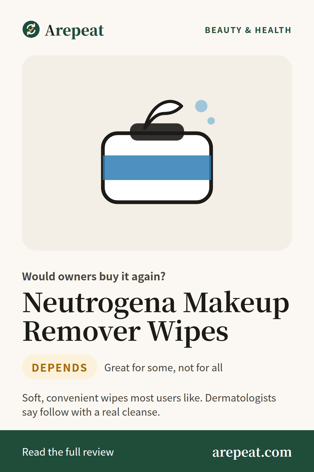 Neutrogena Makeup Remover Wipes review: would owners buy it again?