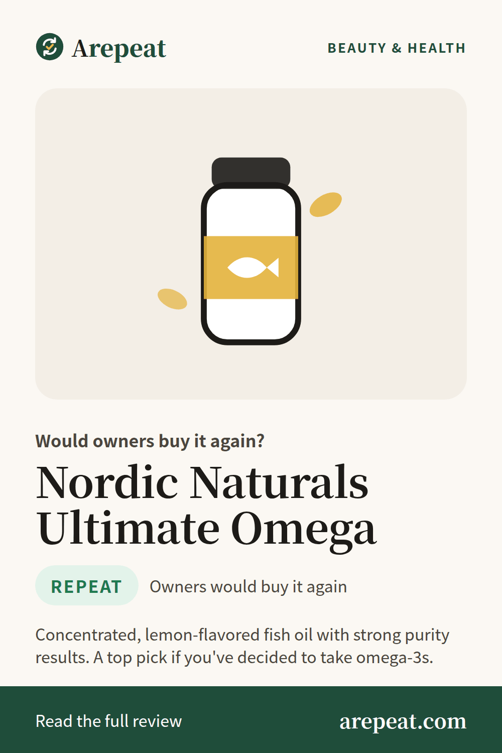 Nordic Naturals Ultimate Omega review: would owners buy it again?