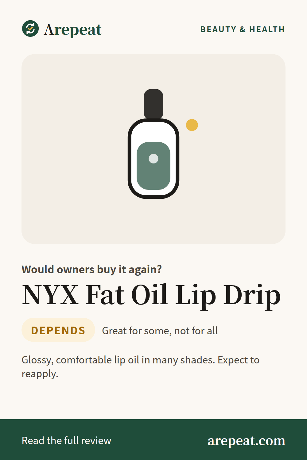NYX Fat Oil Lip Drip review: would owners buy it again?