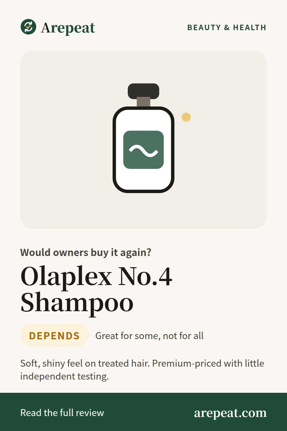 Olaplex No.4 Shampoo review: would owners buy it again?