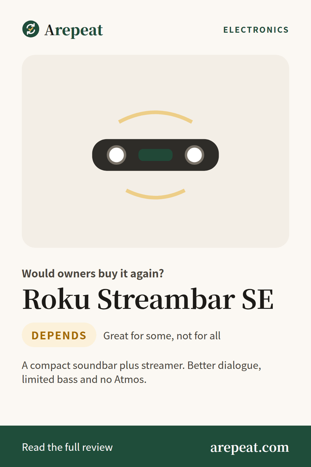 Roku Streambar SE review: would owners buy it again?