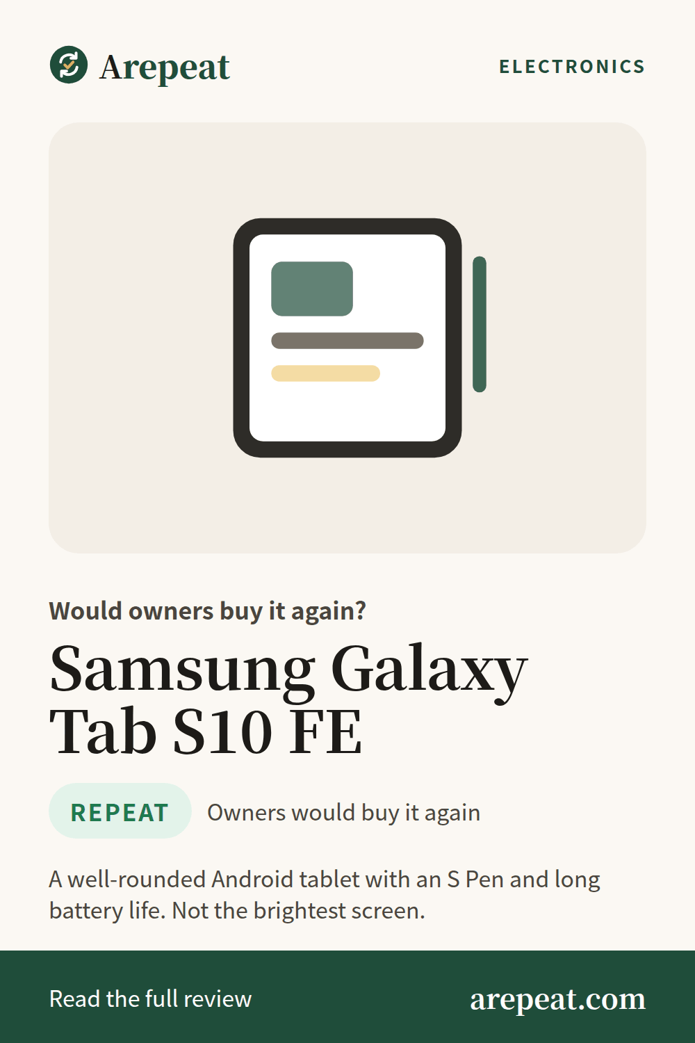 Samsung Galaxy Tab S10 FE review: would owners buy it again?