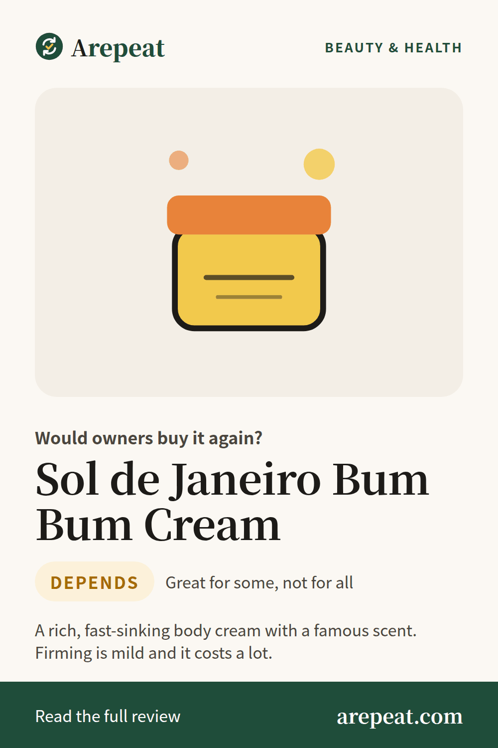Sol de Janeiro Bum Bum Cream review: would owners buy it again?