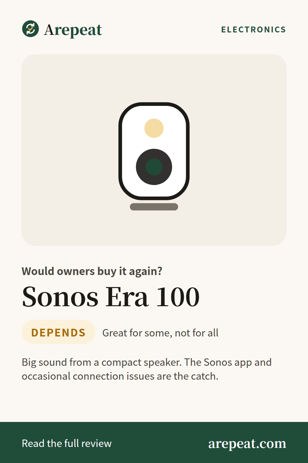 Sonos Era 100 review: would owners buy it again?