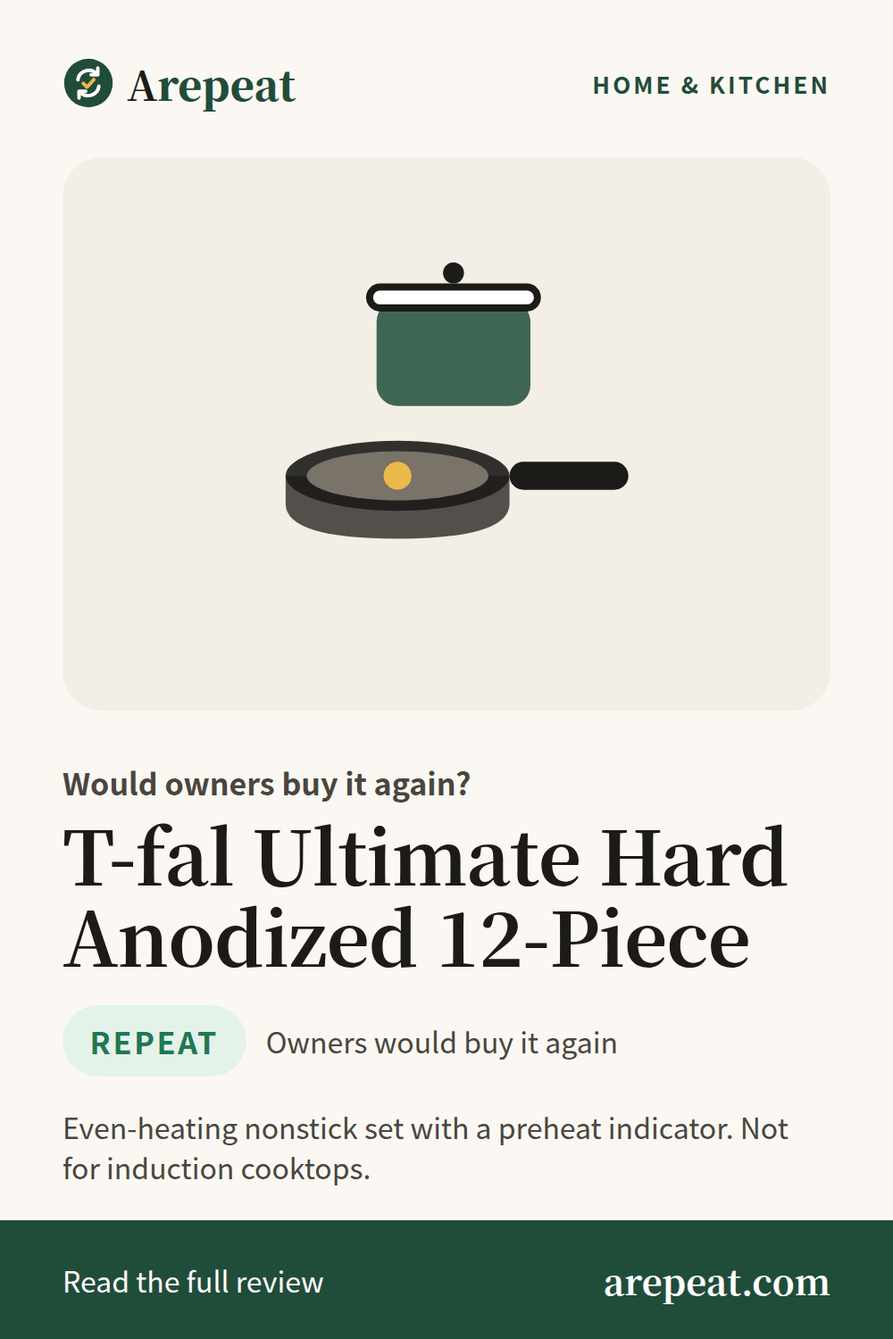 T-fal Ultimate Hard Anodized 12-Piece review: would owners buy it again?