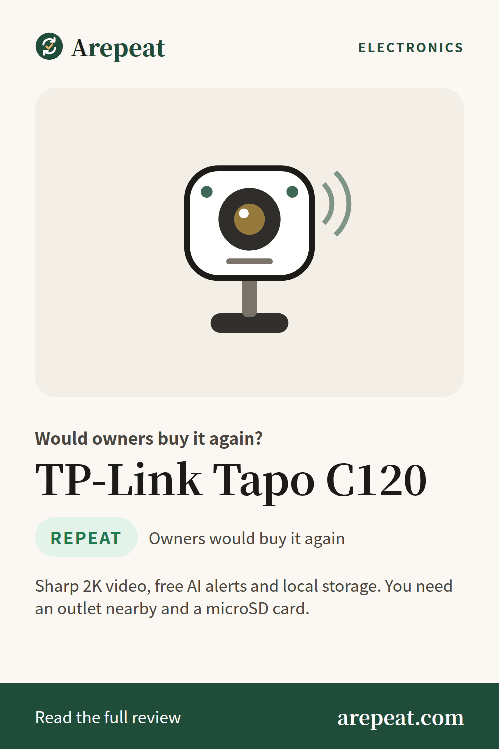 TP-Link Tapo C120 review: would owners buy it again?