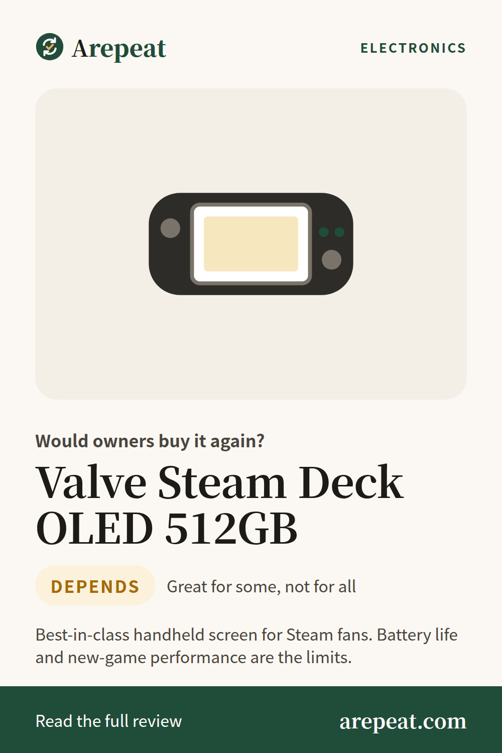 Valve Steam Deck OLED 512GB review: would owners buy it again?