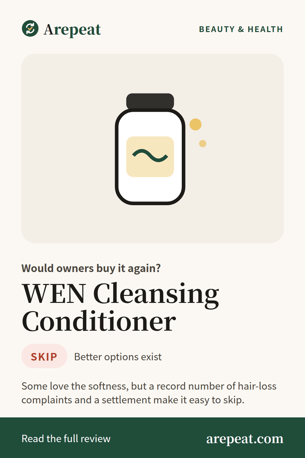 WEN Cleansing Conditioner review: would owners buy it again?