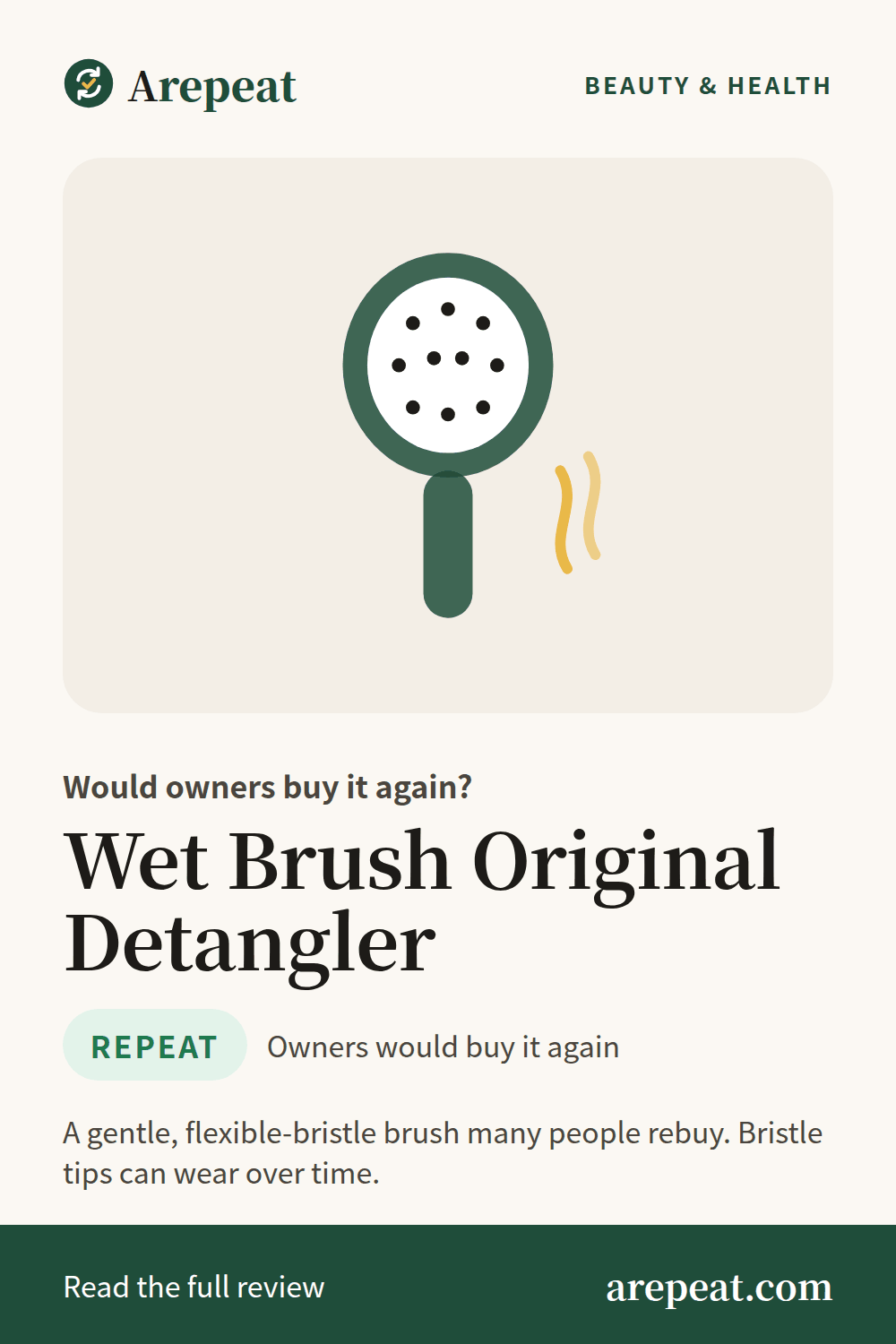 Wet Brush Original Detangler review: would owners buy it again?